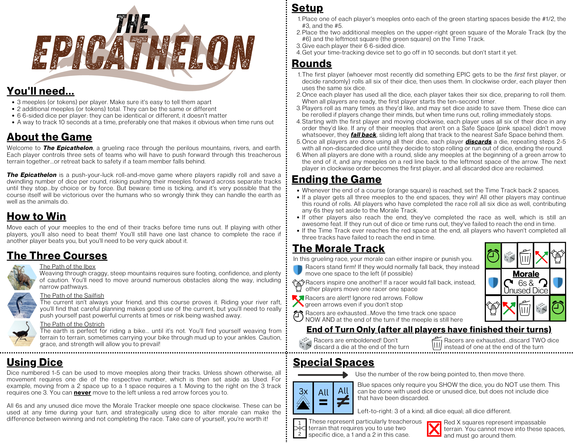 The Epicathelon - Rules.png
