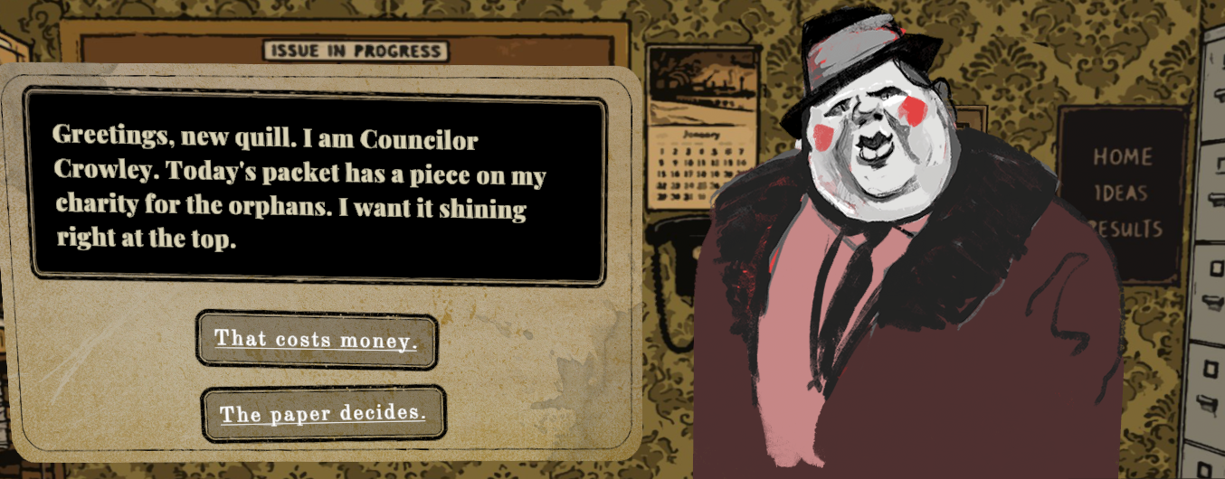 A visitor with a proposition