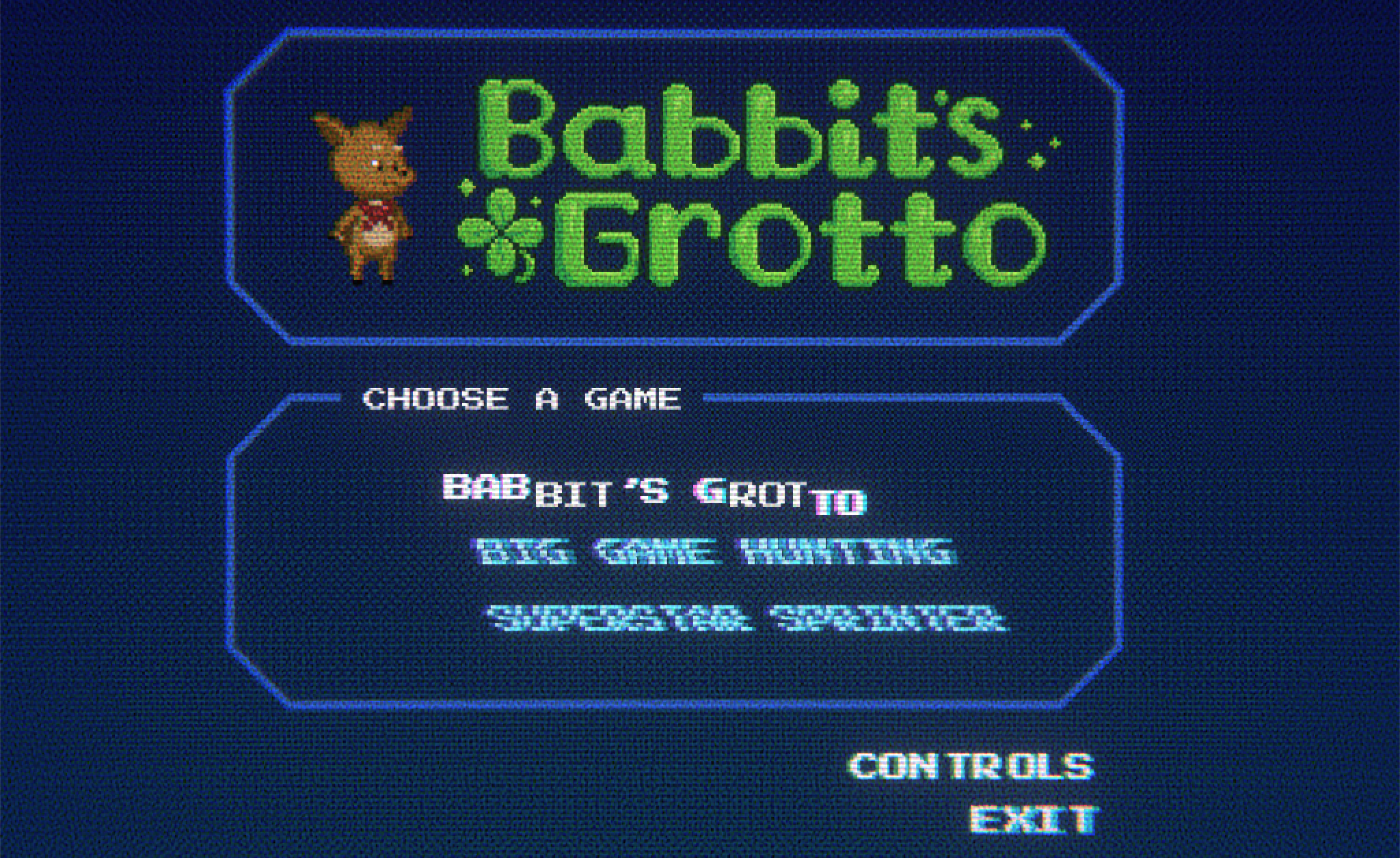 Babbit's Grotto Title Screen