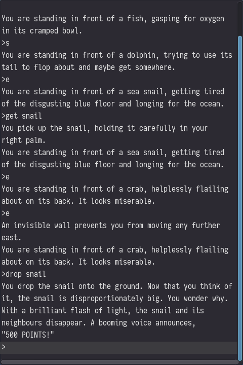 Text interface