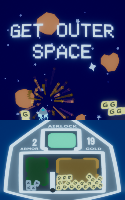 Play Tetris while dodging asteroids